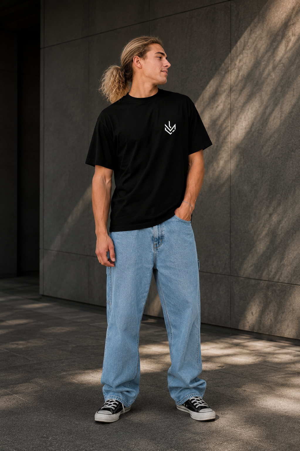 Mecha Aura Oversized Tee-Shirt by Lyvora.